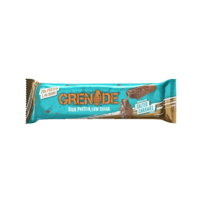 Grenade Salted Caramel Protein Bar (Tekli) Çikolata Parçalı Tuzlu Karamel Ürün ana görseli