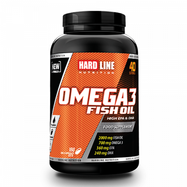 Hardline Omega 3 Balık Yağı Takviyesi 160 Kapsül (EPA DHA) Ürün ana görseli