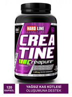 Hardline Creapure Kreatin Monohidrat Takviyesi 120 Kapsül