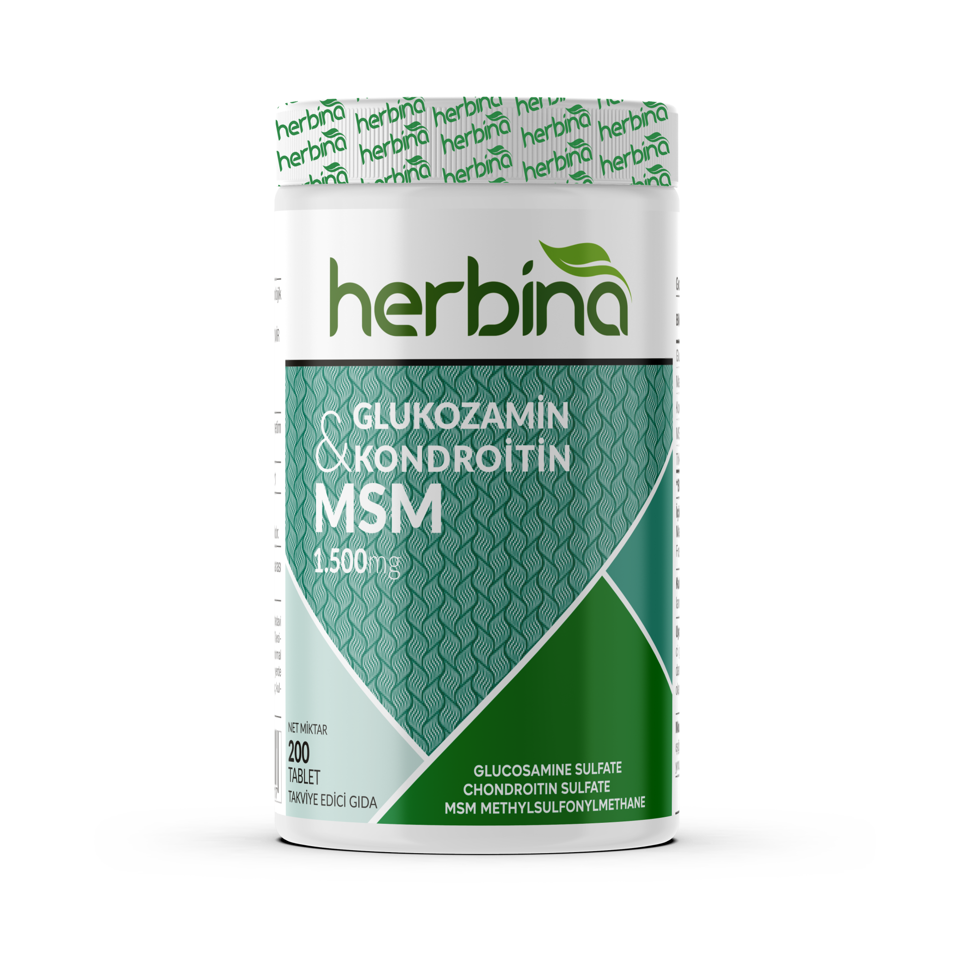 Herbina Glukozamin Kondroitin Msm 200 Tablet