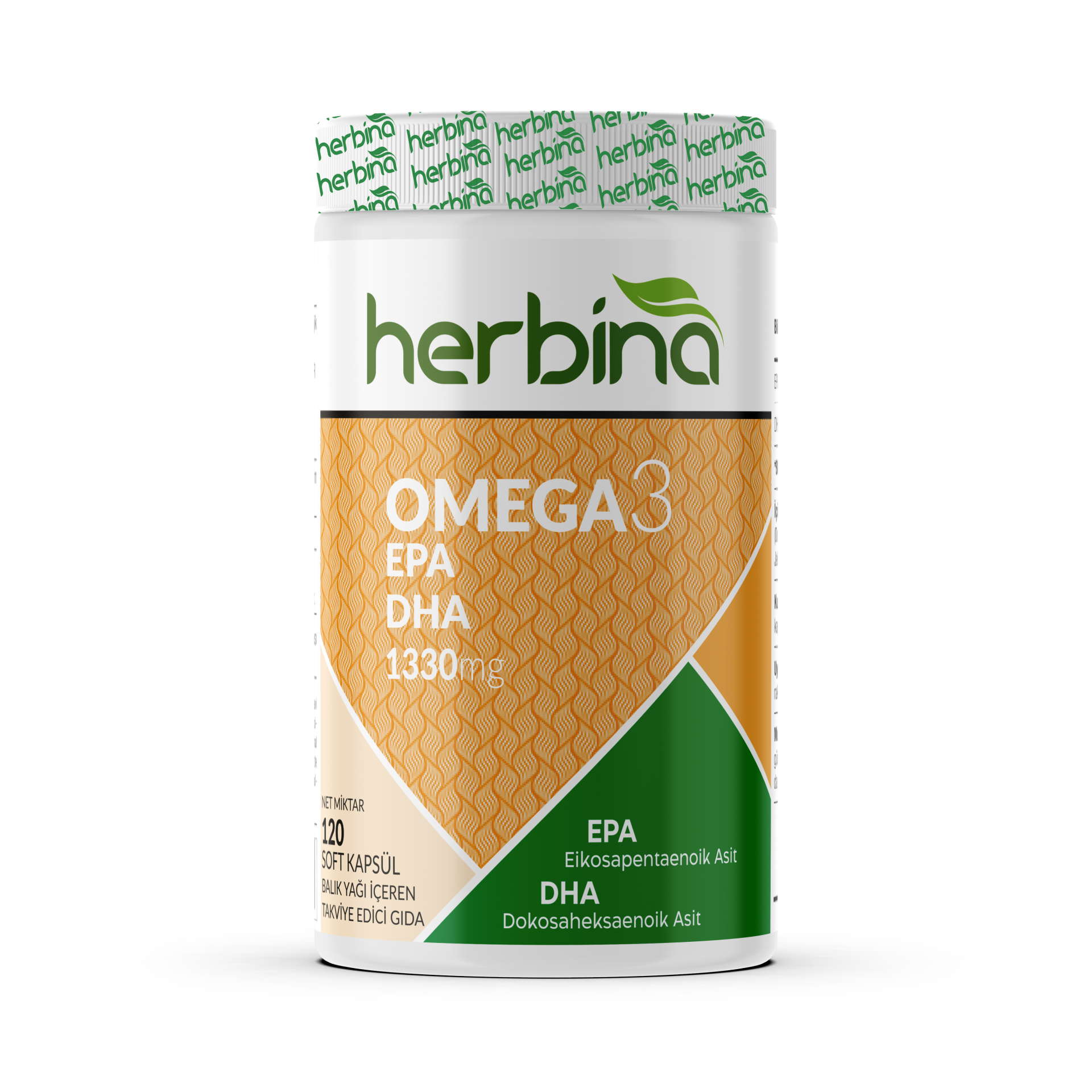Herbina Omega 3 Balık Yağı 120 Softjel (EPA DHA içerir) Ürün ana görseli