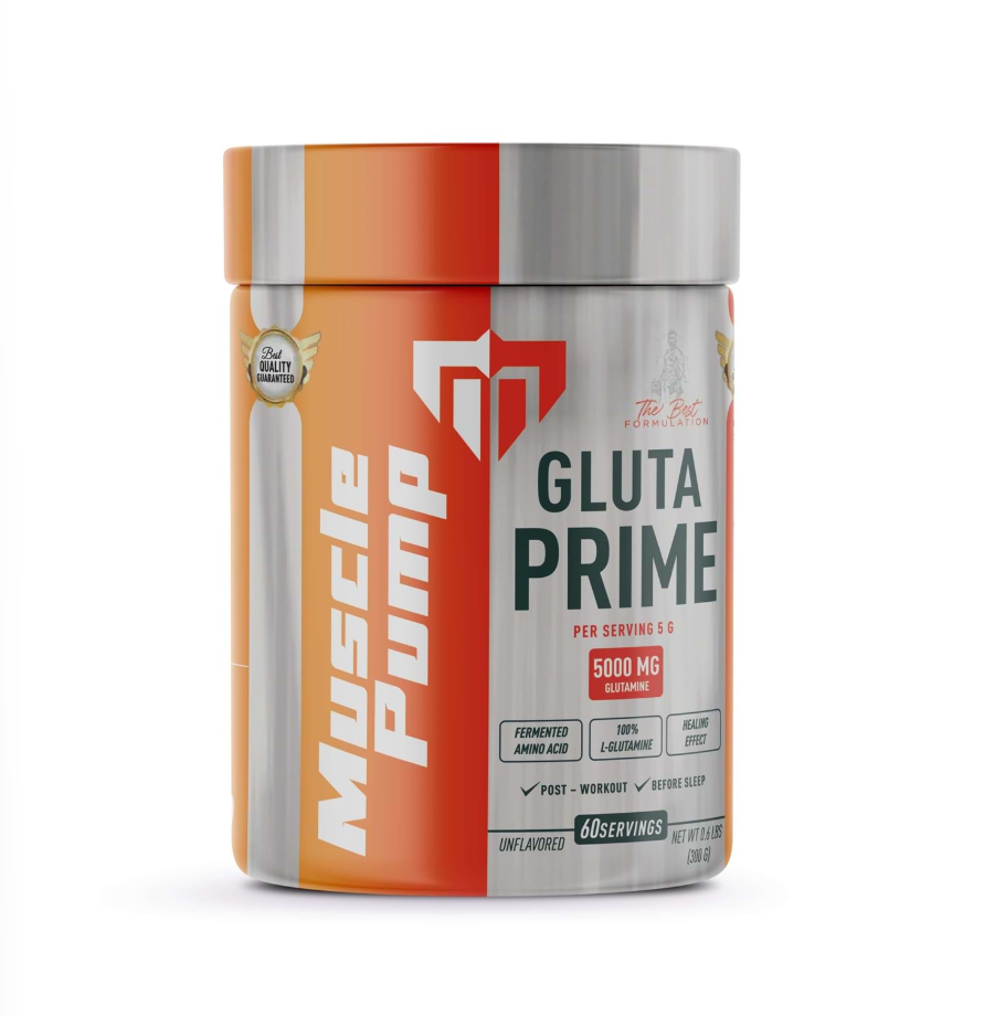 Muscle Pump Glutamine Prime Powder 300g Aromasız Saf Ürün ana görseli