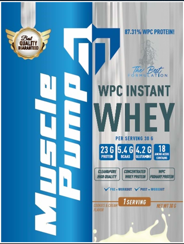 Muscle Pump WPC Instant Whey 30g Kurabiye Aromalı (Tekli) Ürün ana görseli