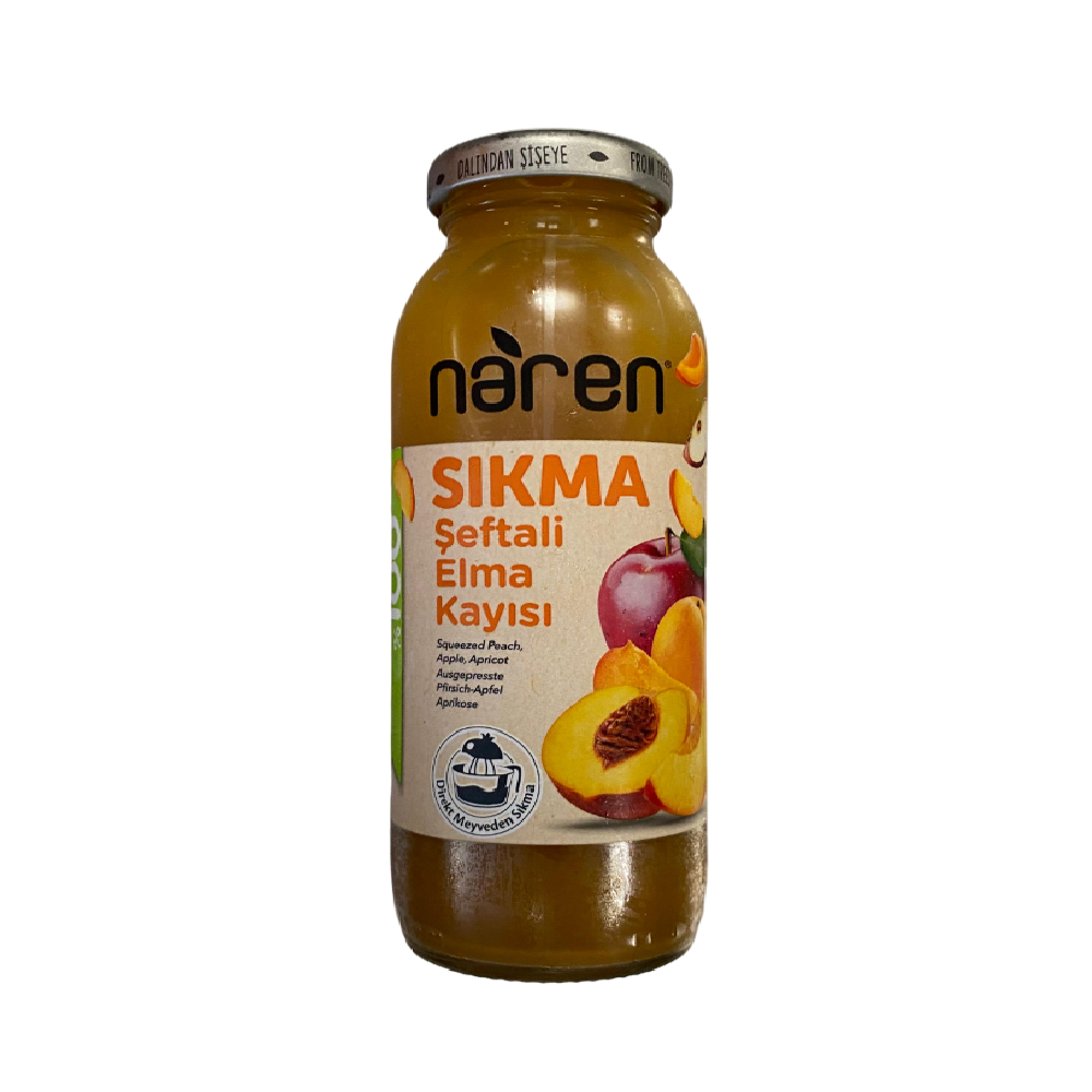 Naren Sıkma Şeftali, Elma ve Kayısı Suyu - 250ml Ürün ana görseli