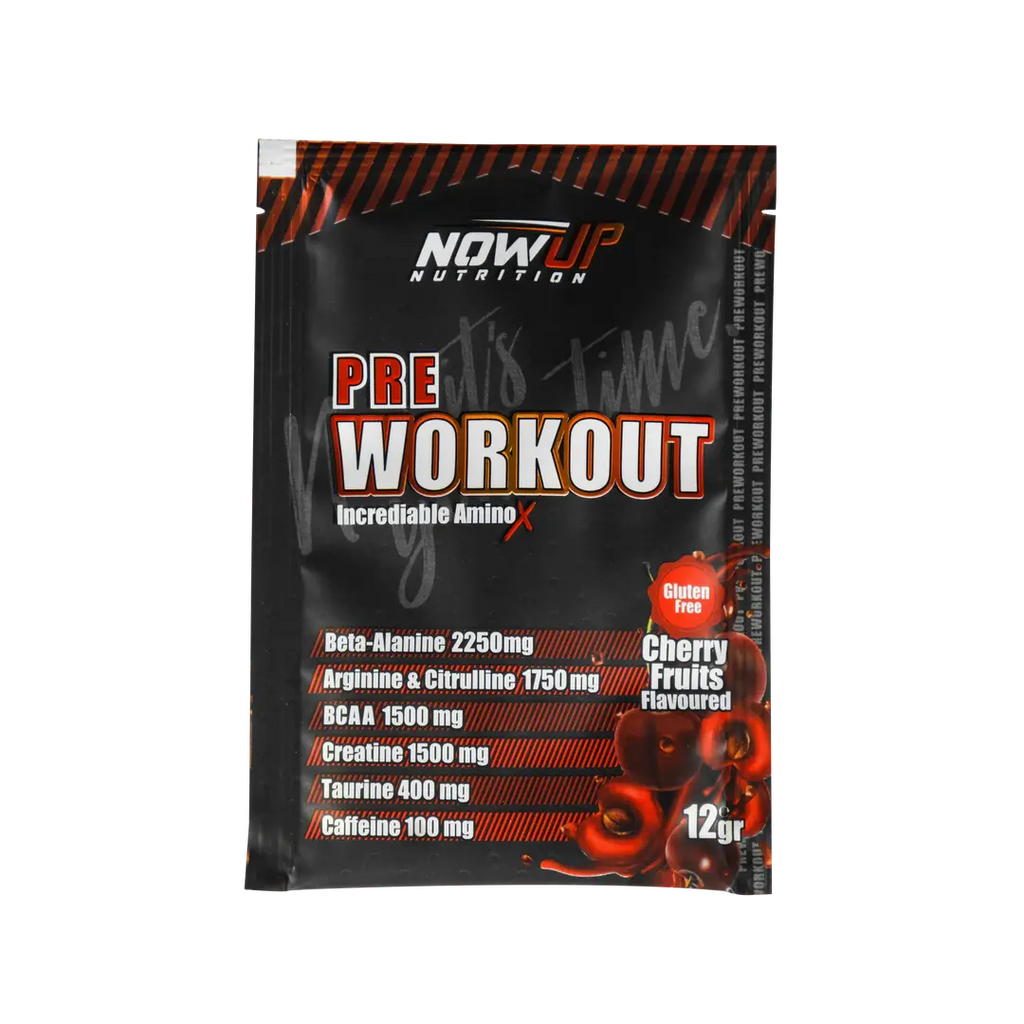 NOWUP NUTRITION Pre-Workout Amino Asit Vişne 12g (Tekli)