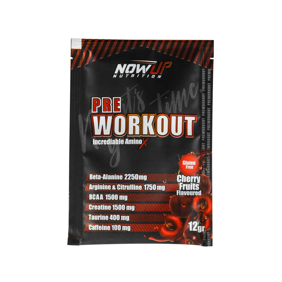NOWUP NUTRITION Pre-Workout Amino Asit Vişne 12g (Tekli) Ürün ana görseli