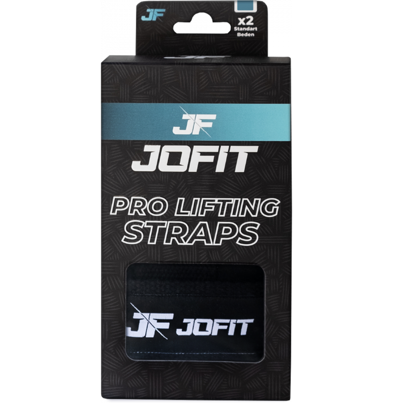 Jofit Pro Lifting Straps Bilek Kayışı Siyah Mavi Ürün ana görseli