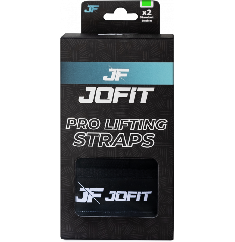 Jofit Pro Lifting Straps Bilek Kayışı Siyah Neon Yeşil Ürün ana görseli