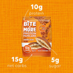 Bite & More Proteinli Pancake 50g Karamel Kremalı Pankek(Tekli)