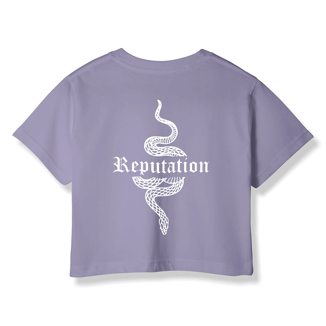 NOWUP NUTRITION Reputation Lila Kadın Crop - Standart Ürün ikincil görseli