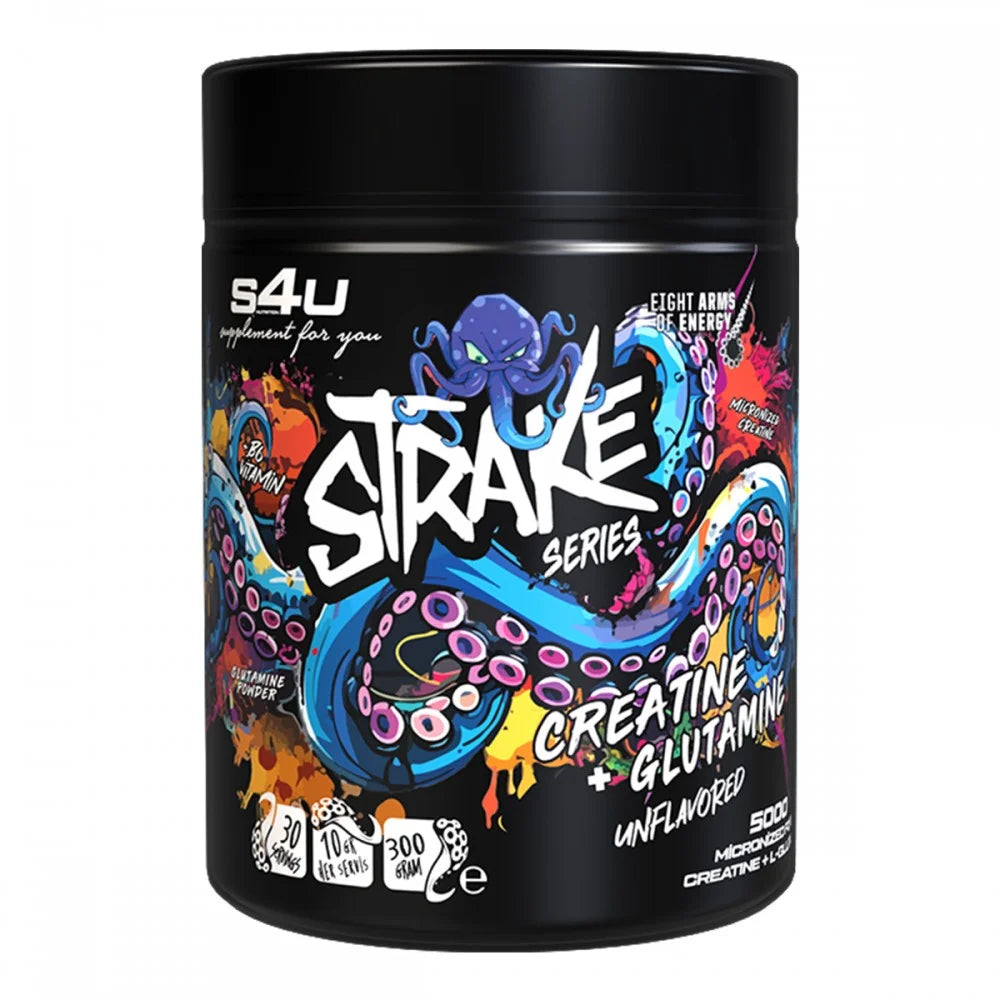 S4U Kreatin + Glutamin 300g - Aromasız Saf Takviye Ürün ana görseli