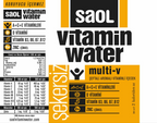 SAOL Vitamin Water Multi-V 500ml - Multivitamin Destekli Su