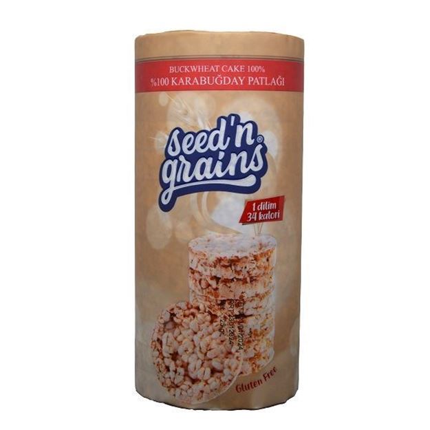 Seed'n Grains Karabuğday Patlağı 125g - Glütensiz Ürün ana görseli