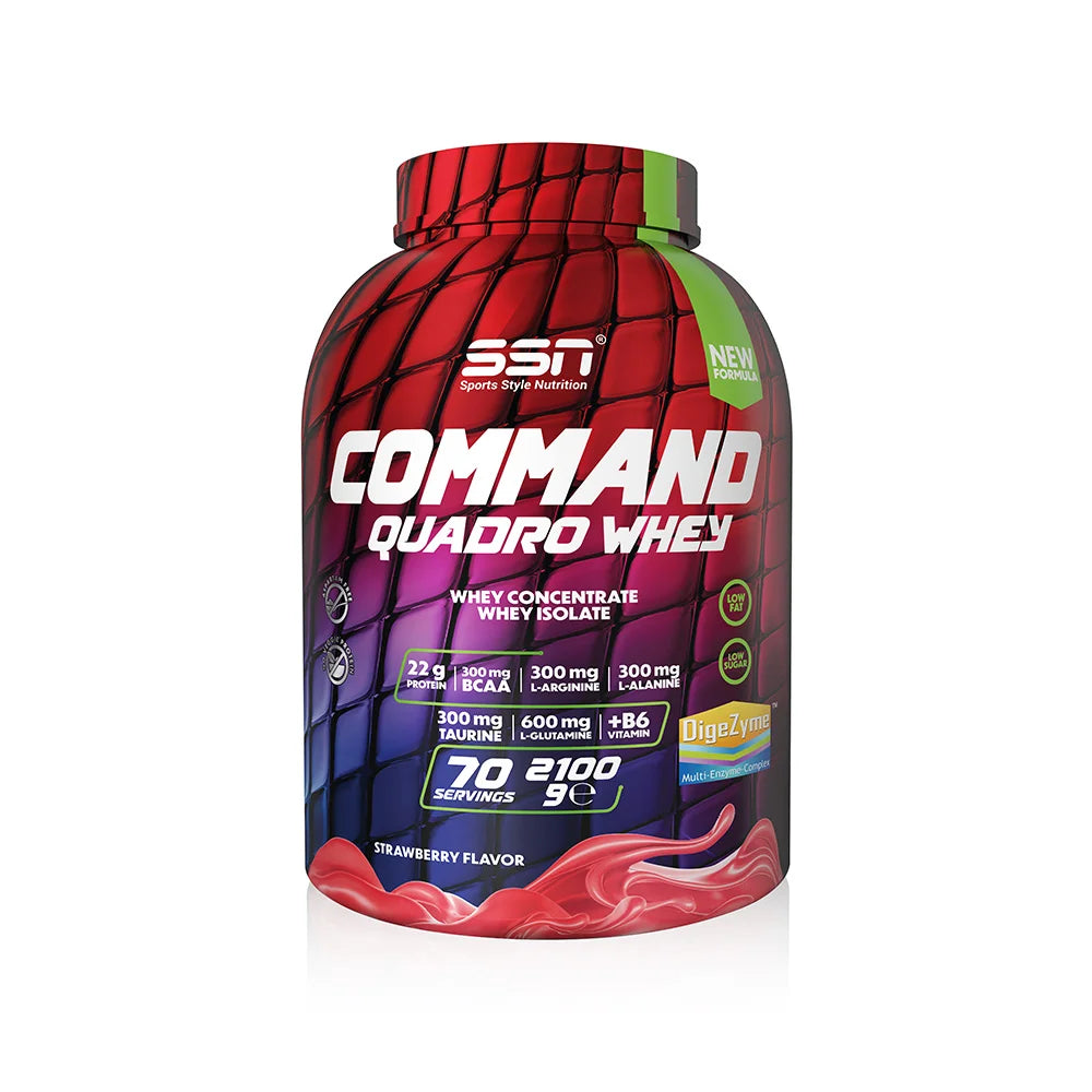 SSN Command Quadro Whey 2100g - Çilek Aromalı Protein Tozu Ürün ana görseli