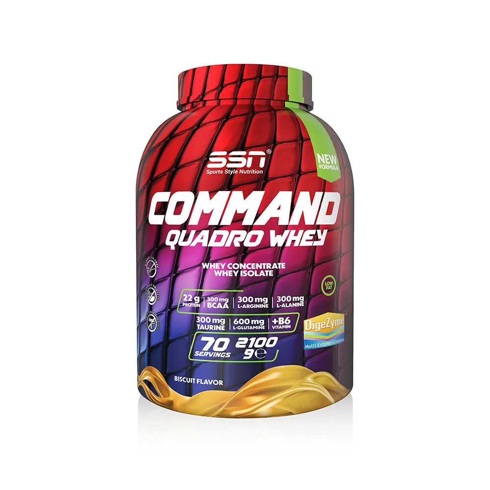 SSN Command Quadro Whey 2100g - Bisküvi Aromalı Protein Tozu Ürün ana görseli