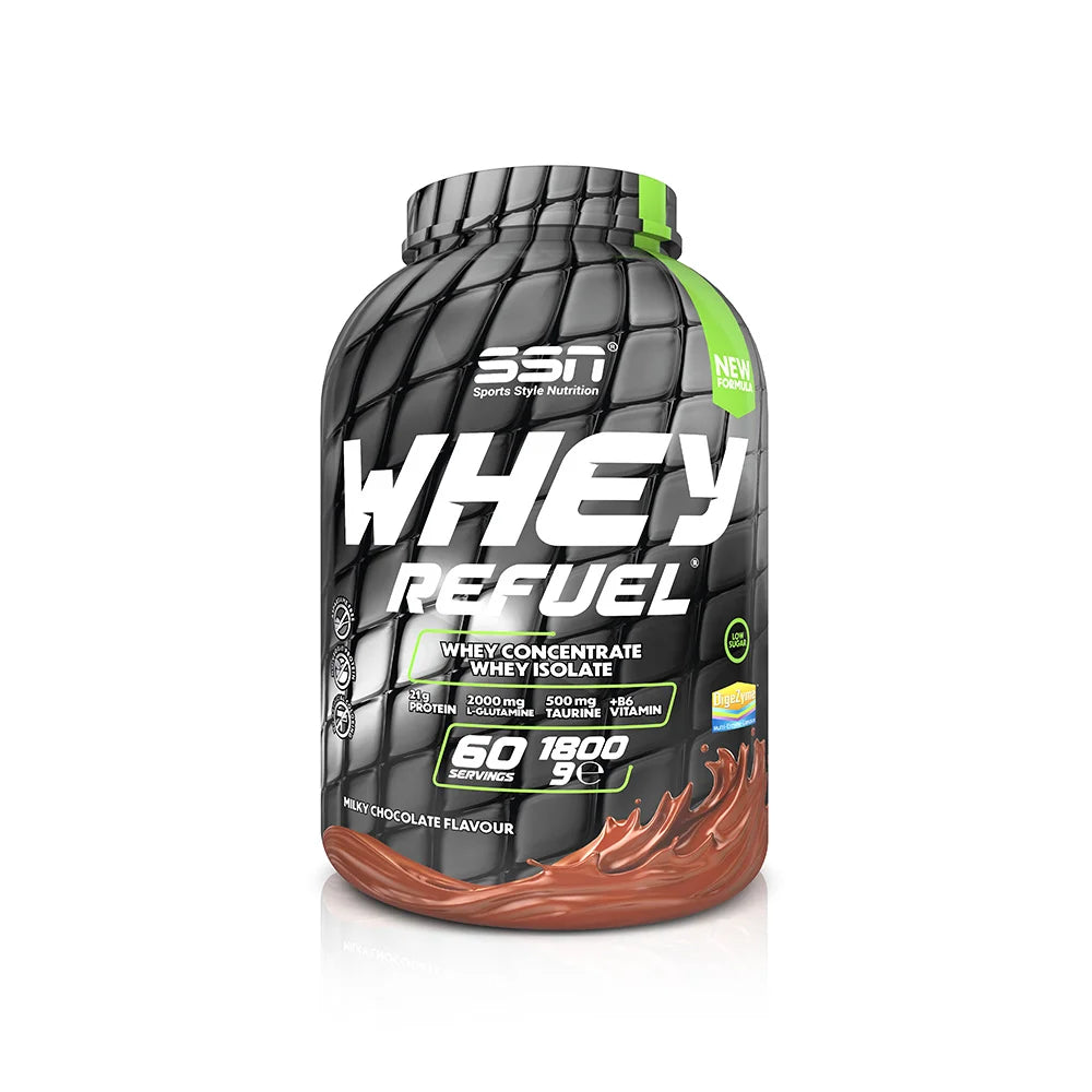 SSN Whey Refuel 1800g - Çikolata Aromalı Protein Tozu