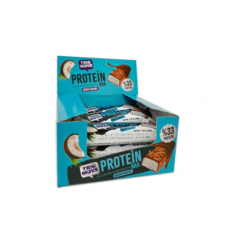 Trio Move %33 Protein Bar 9'lu Kutu - Hindistan Cevizli Bar Ürün ana görseli