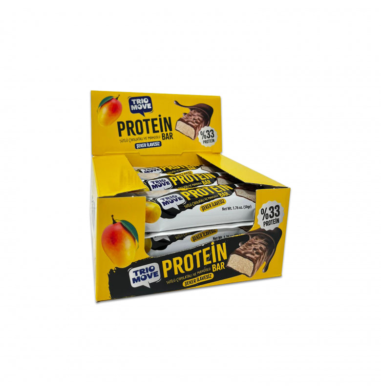 Trio Move %33 Protein Bar 9'lu Kutu - Mango Aromalı Bar