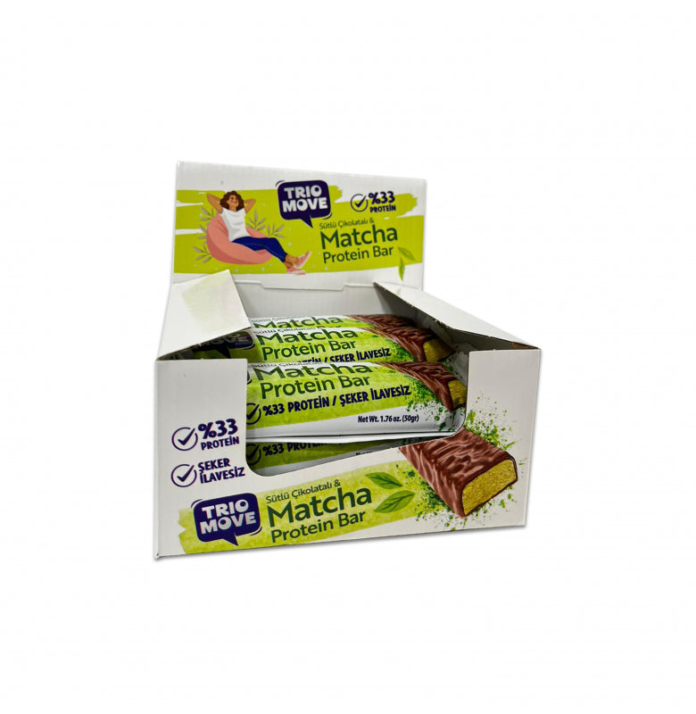 Trio Move %33 Protein Bar 9'lu Kutu - Matcha Aromalı Ürün ana görseli
