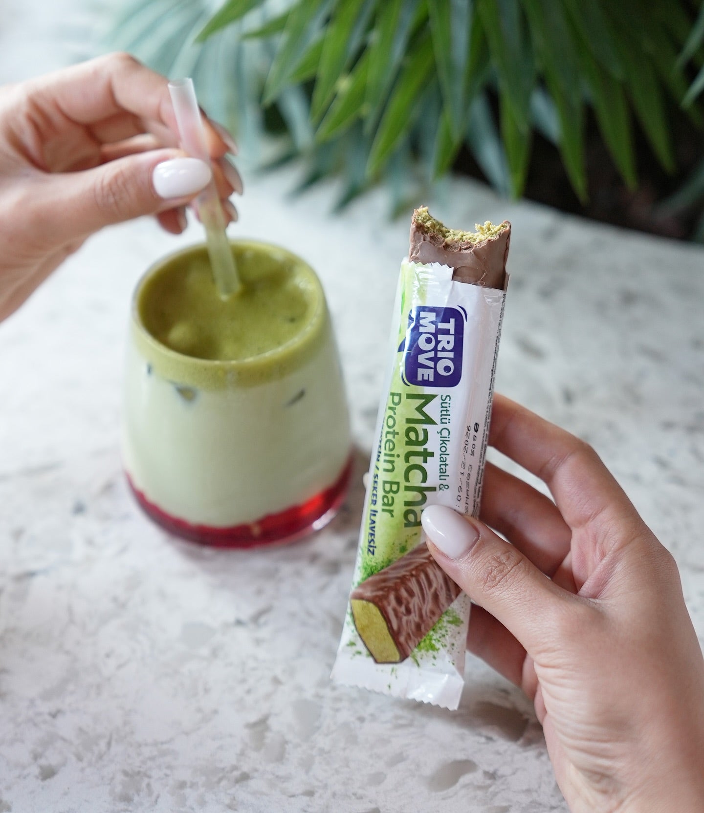 Trio Move %33 Protein Bar Matcha 50g - Yüksek Protein (Tekli)