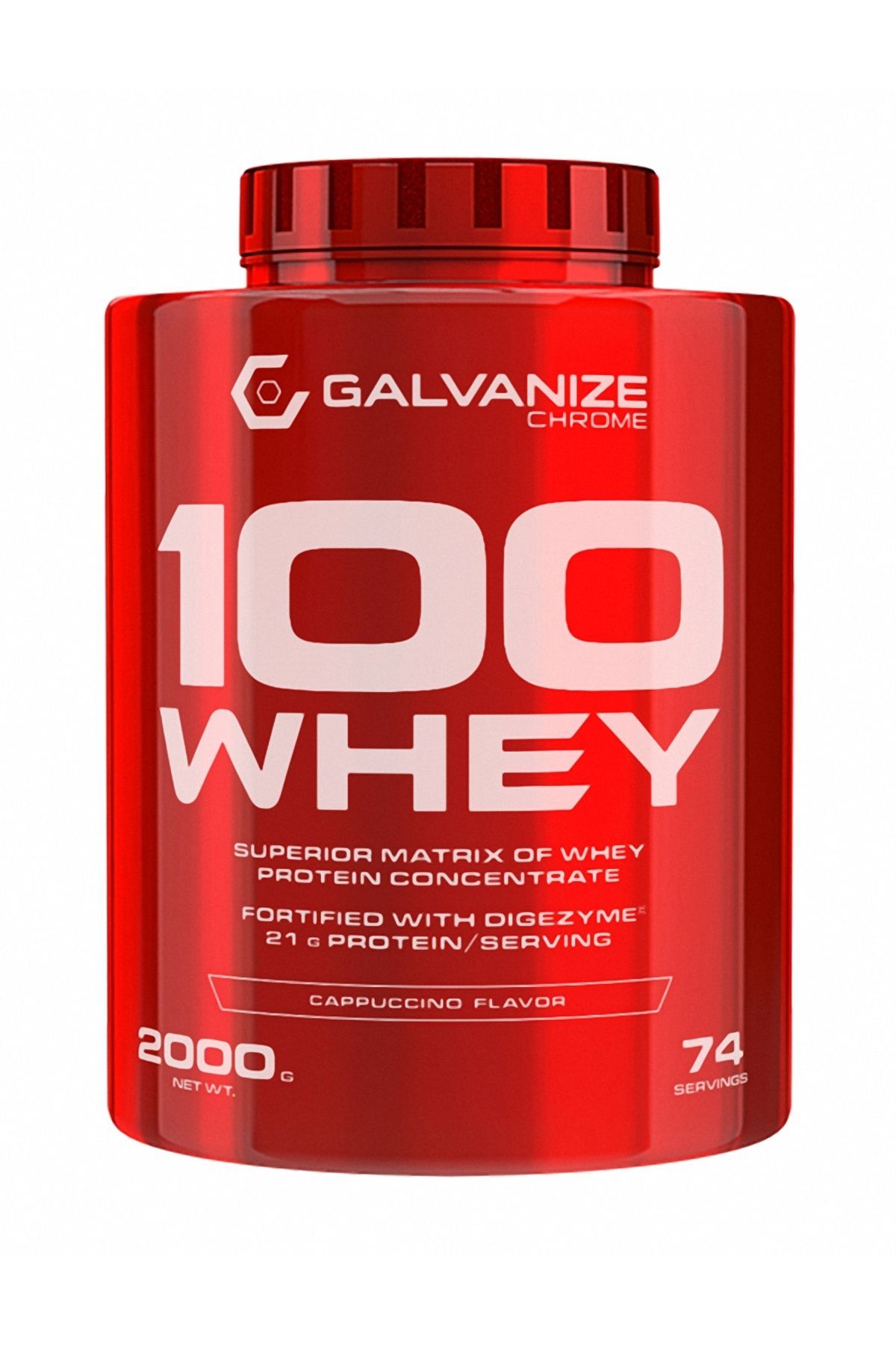 Galvanize Nutrition 100 Whey Protein Tozu Cappuccino 2 kg Ürün ana görseli