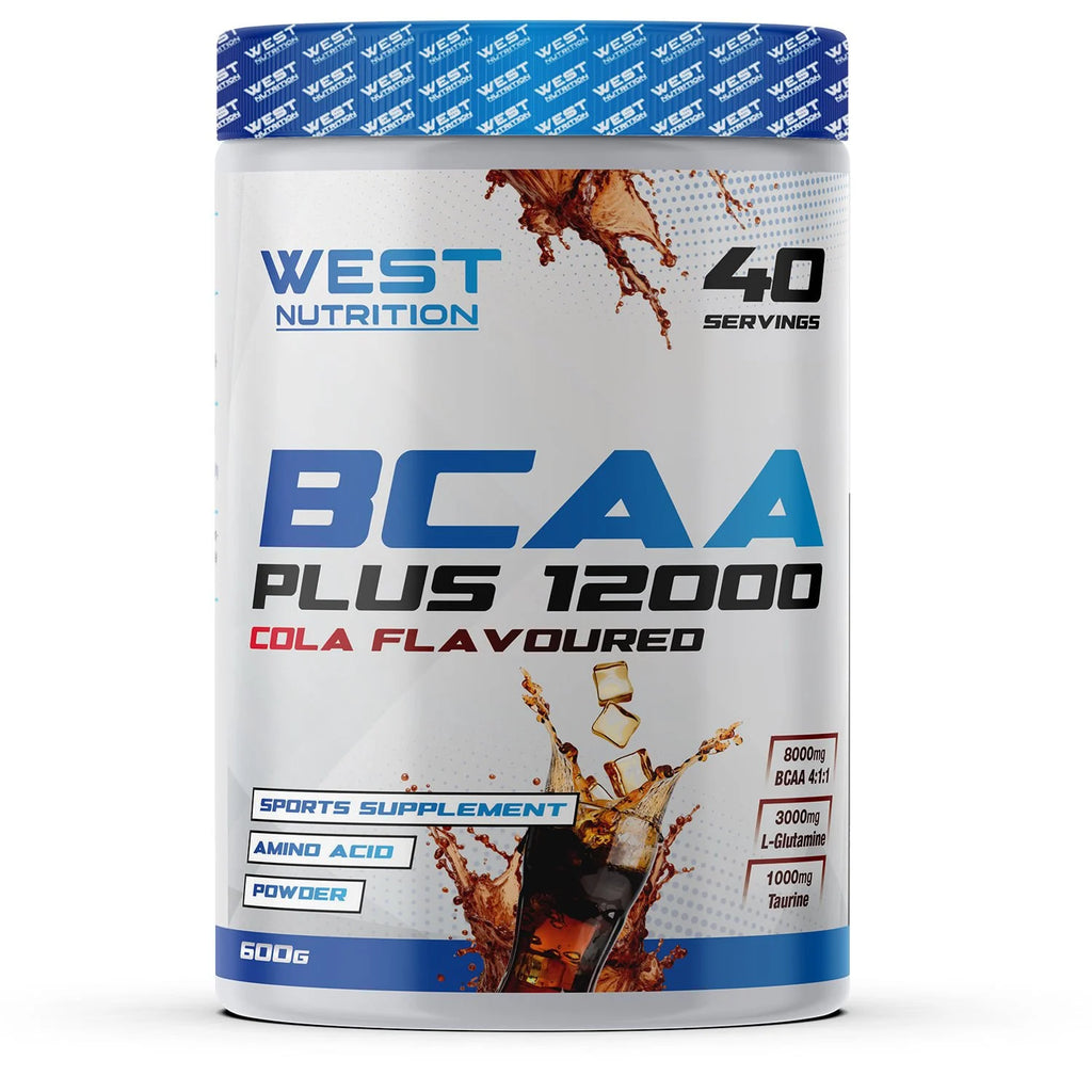 West BCAA Plus 12000 Glutamin Taurin 600g Kola Aromalı Kompleks Amino Asit