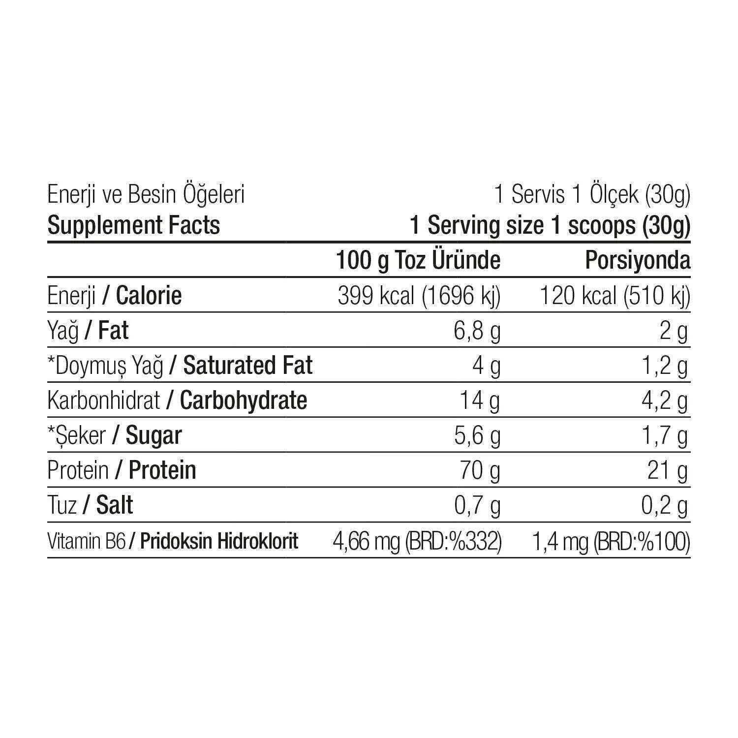 West Whey Protein Tozu 1200g - Tahin ve Susam Krema Aromalı