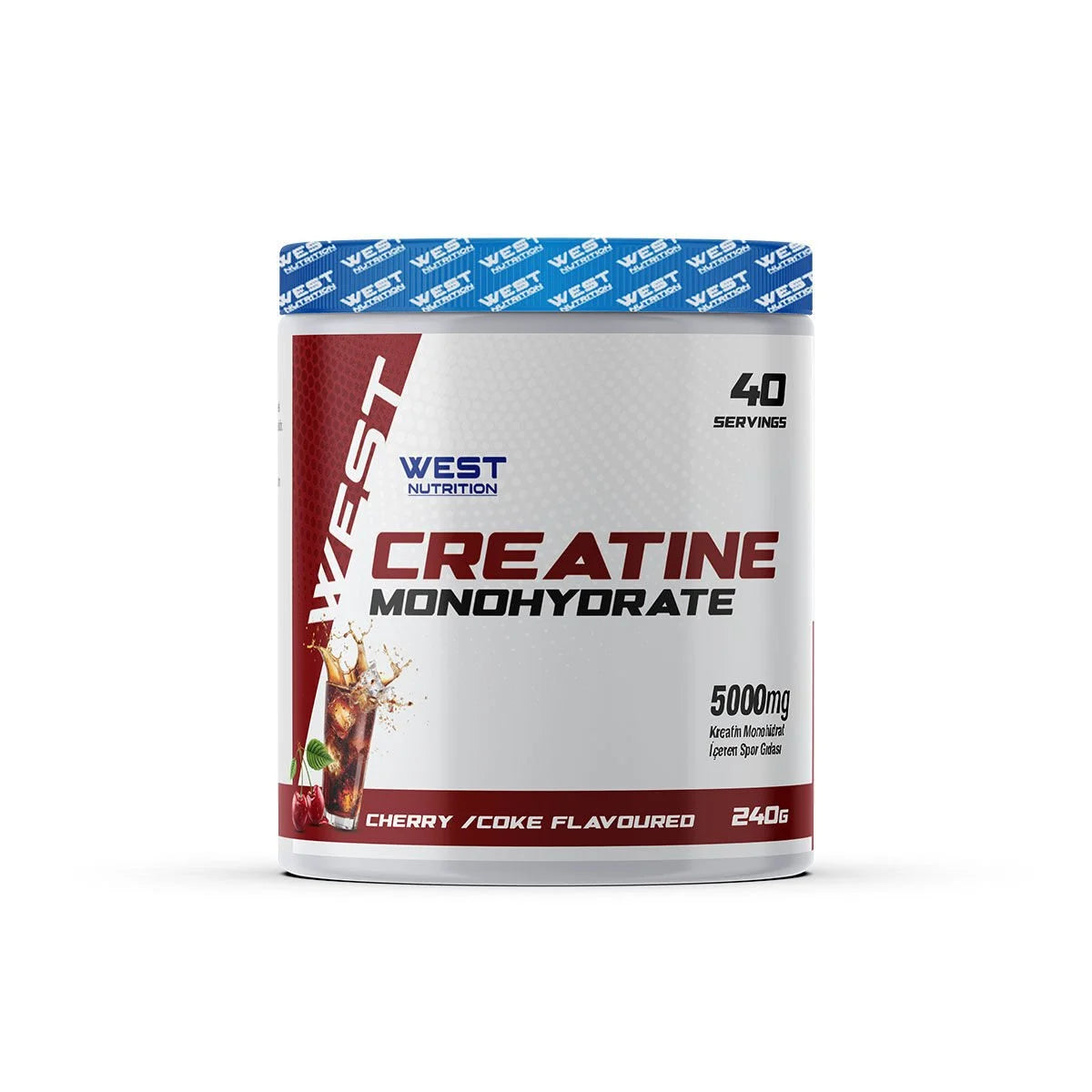 West Creatine Monohydrate 240g Vişne Kola Aromalı Kreatin Ürün ana görseli