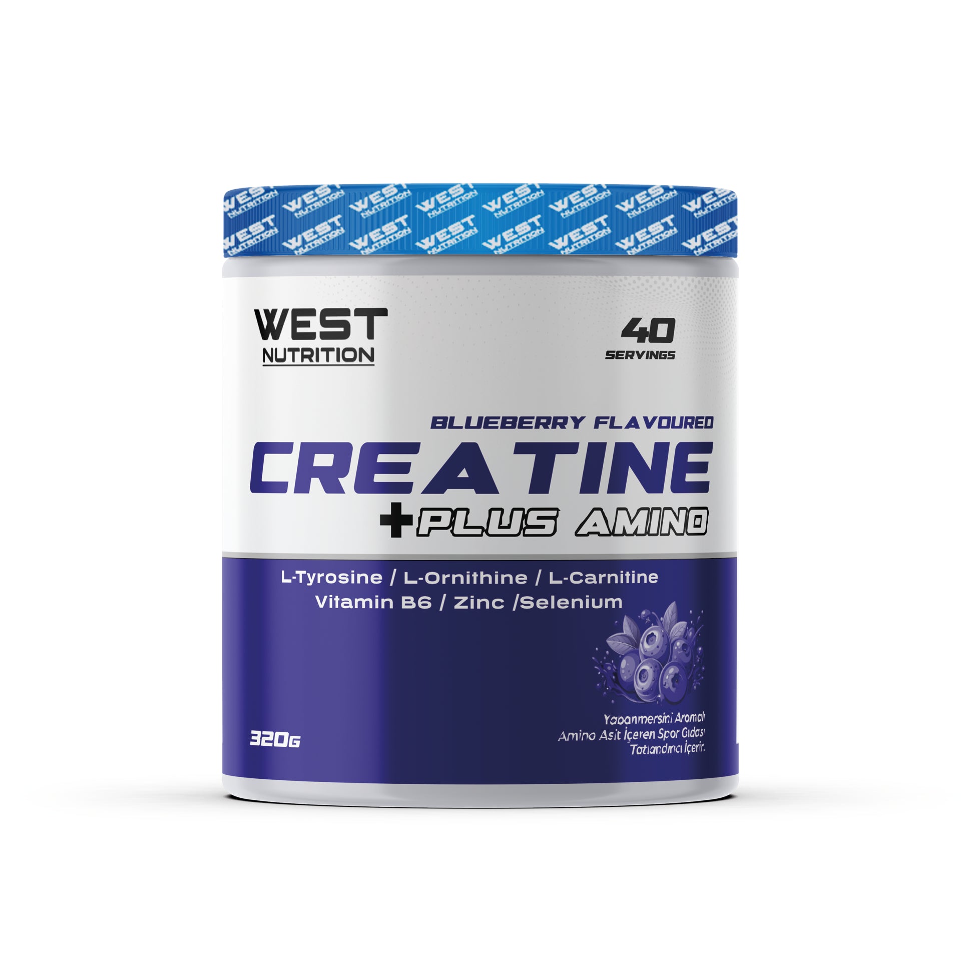 West Creatine Monohydrate 320g Kreatin Plus Amino