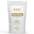 West Rice Flour 1000g Vanilya ve Karamel Aromalı Pirinç Unu