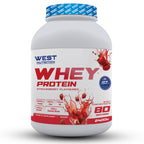 West Whey Protein Tozu 2400g - Çilek Aromalı