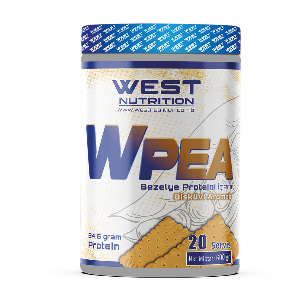 West WPEA Bezelye Protein Tozu - Bisküvi Aromalı 600g Vegan Protein Ürün ana görseli